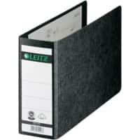 Classeur à levier Leitz Large 180° A5 80 mm Noir 2 Anneaux 1076 Carton Effet Marbre Paysage