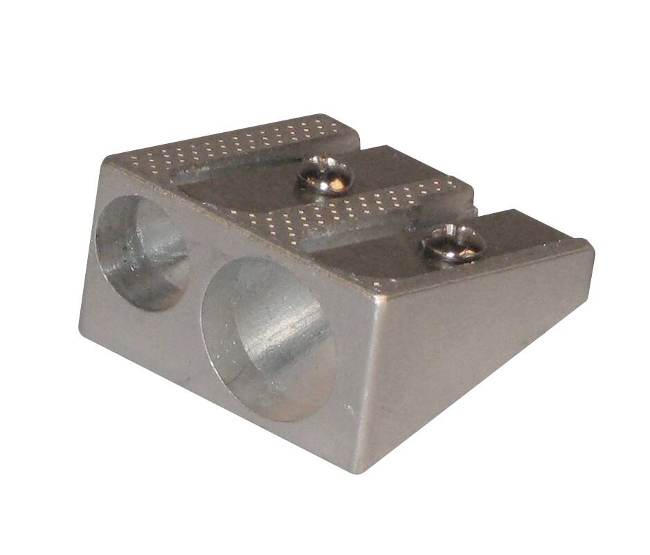 Taille-crayon Office Depot 2 trous Métal Argenté