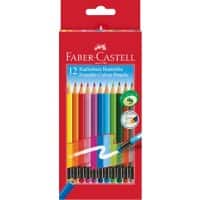 Crayons de couleur Faber-Castell Erasable Assortiment 116612 12 Unités