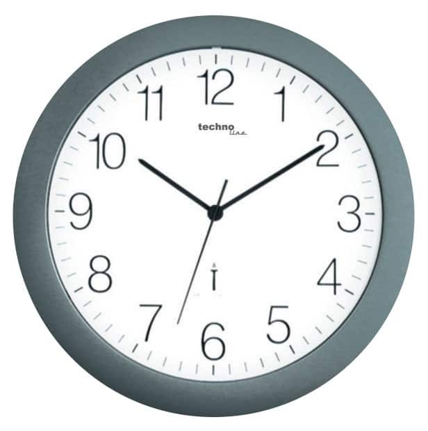 Horloge murale TechnoLine WT8000 30 x 3 cm Blanc