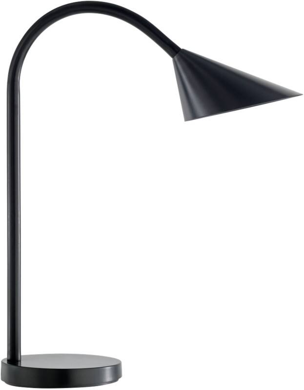 Lampe de bureau Unilux Sol Autoportant LED Noir Principale 140 x 140 x 450 mm