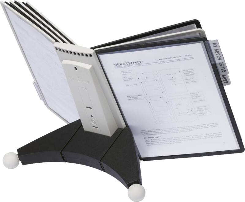 Système de présentation DURABLE 10 Panneaux A4 Plastique Noir