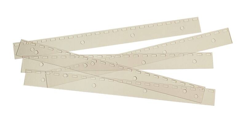 Bandes de classement autocollantes GBC CombBind A4 25 Feuilles PVC (Polychlorure de vinyle) 100 Unités