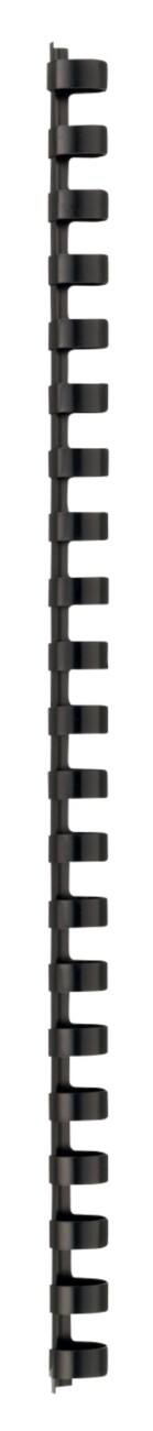 Reliures à anneaux Plastique Office Depot Noir 12 mm 95 Feuilles A4 100 Unités