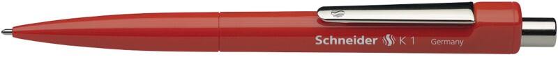 Stylo à bille Schneider K1 Rétractable Rouge 0,5 mm Moyen Bille Rechargeable