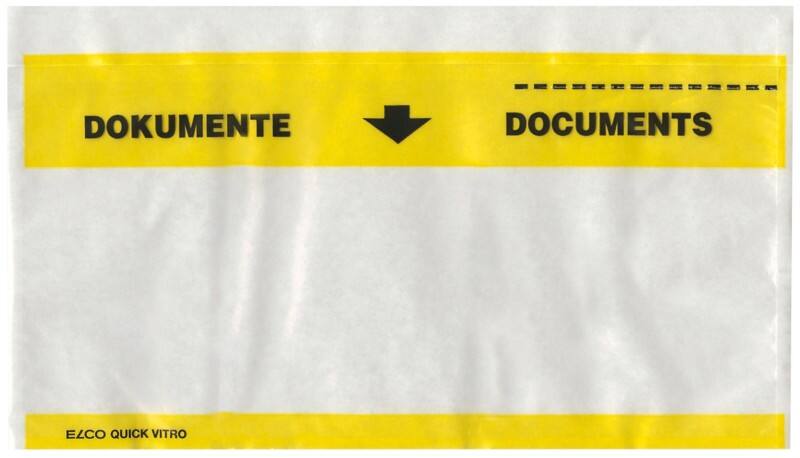 Enveloppes de bordereau d'expédition Elco Quick Vitro Bande adhésive Blanc 23,2 (L) x 11 (H) cm 250 Unités