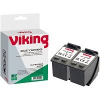 Cartouche jet d'encre Viking 56 / 57 Compatible HP 56, 57 Noir et 3 Couleurs SA342AE 2 Unités