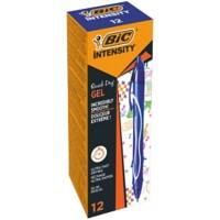 Stylos roller BIC Gel-ocity 0,3 mm Bleu 12 Unités