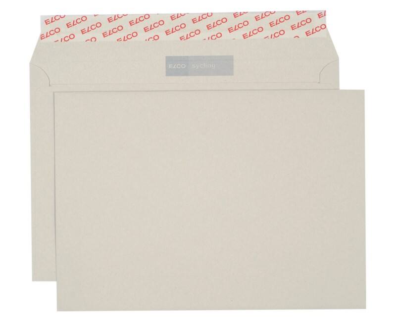 Enveloppes Elco Sycling Sans fenêtre C5 229 (l) x 162 (h) mm Bande adhésive Gris 100 g/m² 500 Unités