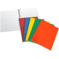 Cahier à spirales AURORA A5 Quadrillé Reliure en spirale Carton Assortiment Perforé 120 Pages