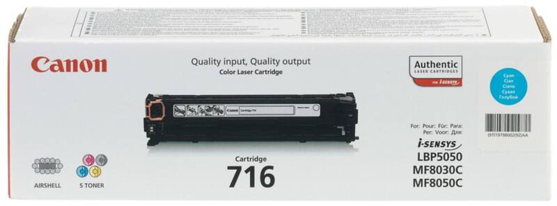 Toner 716C D'origine Canon Cyan