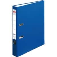 Classeur à levier herlitz Étroit maX,file protect A4 50 mm Bleu 2 Anneaux 5450408 Plastique Relief Portrait