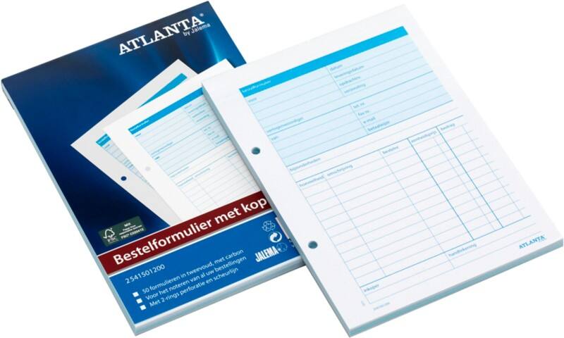 Cahier de commandes Djois Atlanta A5 14,8 x 21 cm 50 Feuilles