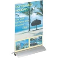 Porte-visuel DURABLE 858919 A4 Transparent Aluminium 22 x 3 x 34 cm