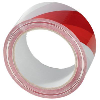 Ruban adhésif 50 mm (l) x 66 m (L) Rouge, blanc