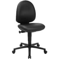 Siège de travail TOPSTAR TEC 50 Cuir reconstitué Noir Assise réglable 59-84 cm
