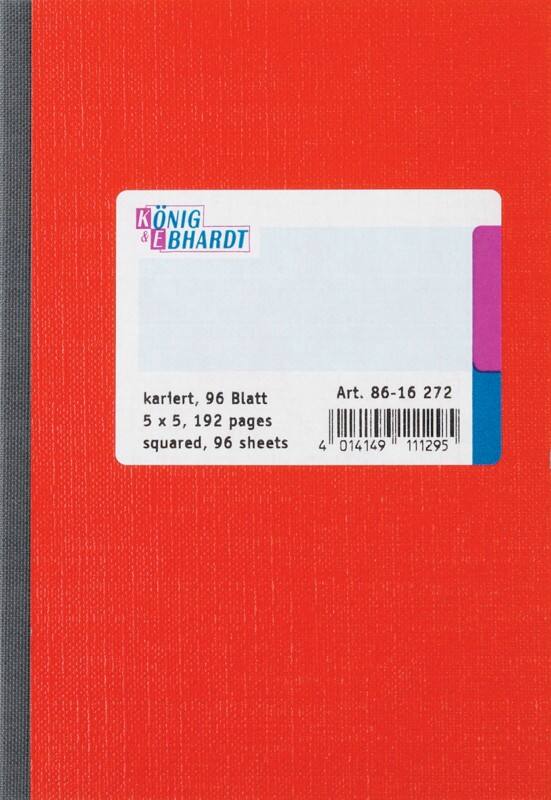 König & Ebhardt A6 48 feuilles