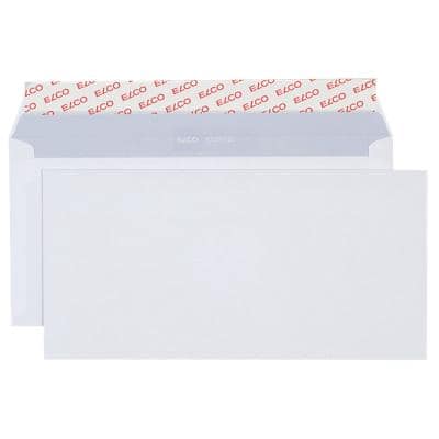 blanche crème 50 Enveloppes chamois 100 g/m² de ELCO 162 x 114 mm avec bande adhésive C6 