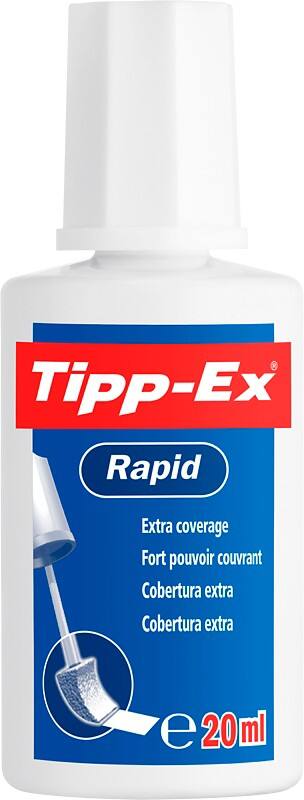 Correcteur liquide Tipp-Ex Rapid Blanc 20 ml