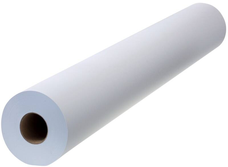 Rouleau papier traceur HP Mat 91,4 x 91,4 m 90 g/m² Blanc