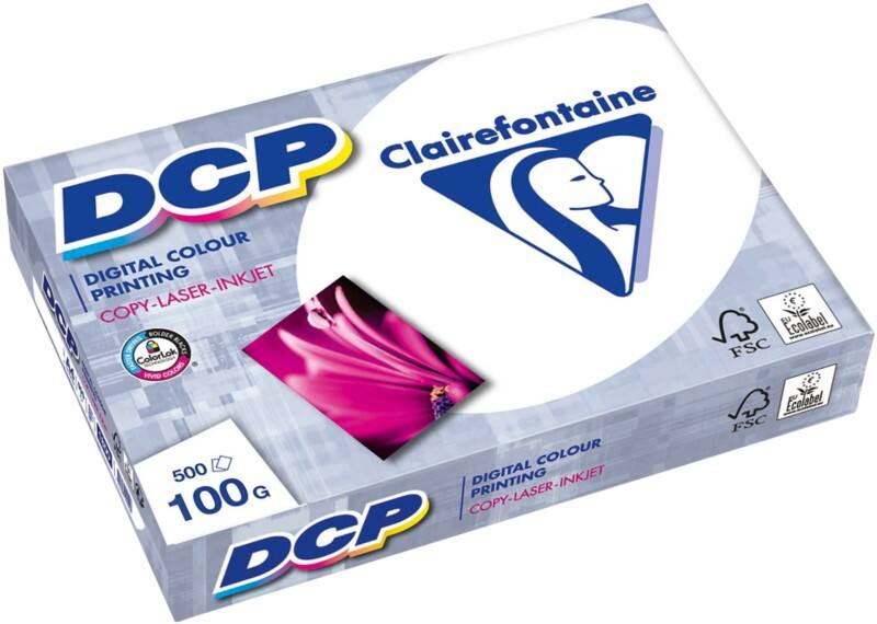 Papier imprimante DCP A4 Clairefontaine Blanc 100 g/m² Lisse 500 Feuilles