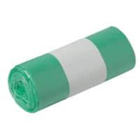Sac-poubelle 30 L Vert Polyéthylène 27 microns 500 Unités