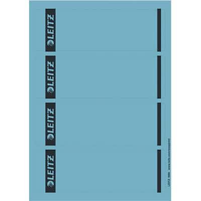 Étiquette adhésive pour dos de classeur Leitz 1685 A4 Bleu 6,15 x 19,2 cm 25 Feuilles de 4 Étiquettes
