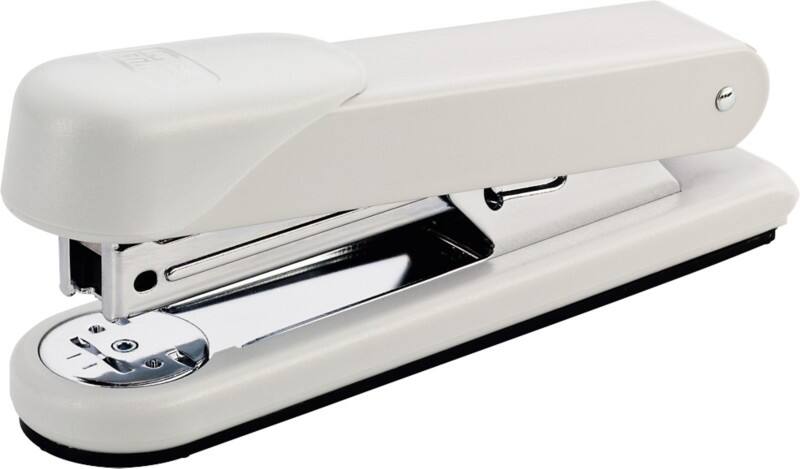 Agrafeuse Novus NOVUS OFFICE Stabil Demi bande 30 Feuilles Gris 24/6, 26/6 Métal, Plastique