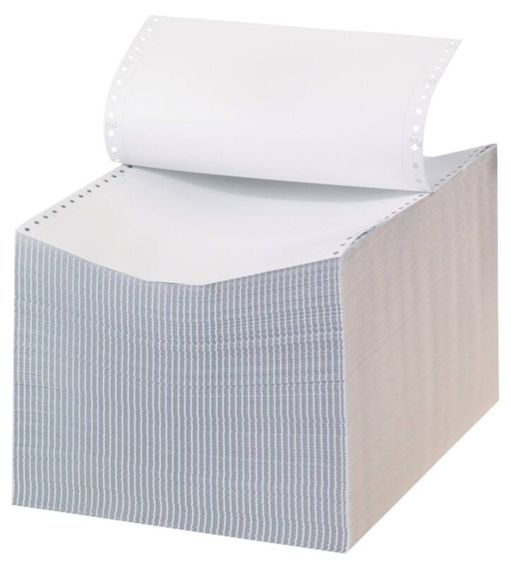 Papier listing informatique Viking A4+ Perforé 56 g/m², 57 g/m² Blanc 1000 Feuilles