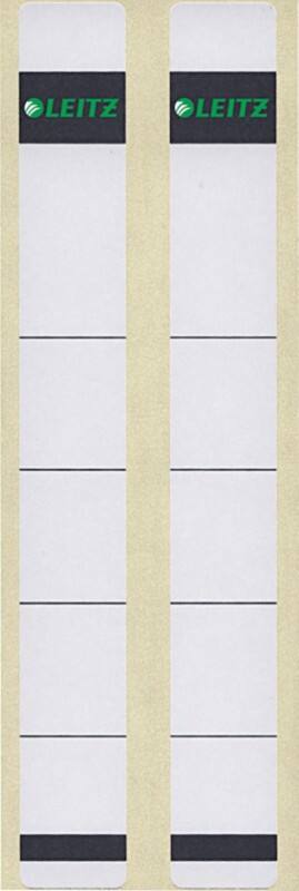 Étiquette adhésive pour dos de classeur Leitz 1646 A4 Gris clair 3,2 x 19 cm 10 Unités