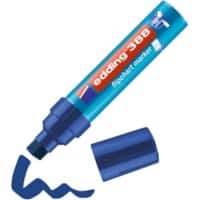 Marqueur papier pour chevalet/paperboard edding 388 - Pointe extra large biseautée - Bleu