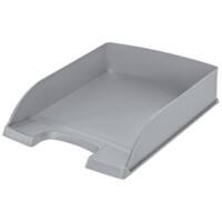 Corbeille à courrier Leitz Plus 5227 A4 Gris 25,5 x 35,7 x 7 cm