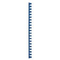 Reliures à anneaux Plastique GBC Bleu 16 mm 145 Feuilles A4 100 Unités