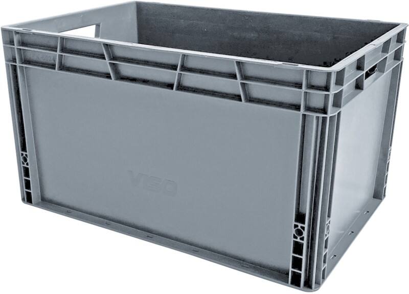 Bac de manutention Viso Plastique E série 65 L Gris 60 x 40 x 34 cm