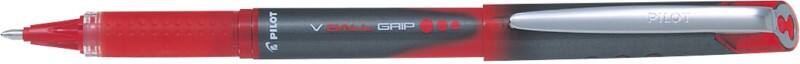 Stylo roller Pilot V-Ball Grip Non rétractable Rouge 0,6 mm Large Conique