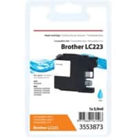 Cartouche jet d'encre Office Depot Compatible Brother LC223C Cyan