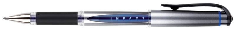Roller encre gel uni-ball Gel Impact UM-153S  Bleu 0,6 mm Extra large Rollerball Rechargeable