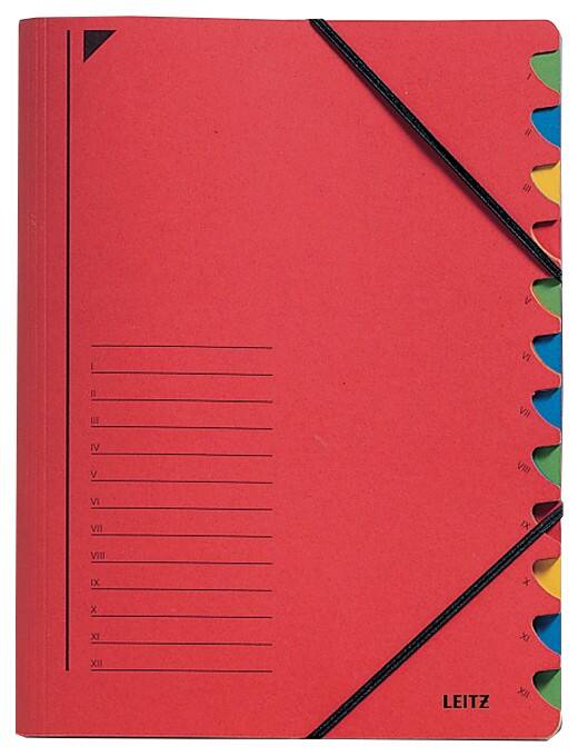 Trieur Leitz 3907 carton A4 Rouge