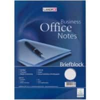 Bloc-notes LANDRÉ Office A4 Bleu Reliure supérieure Couverture en carte Ligné Collé 50 feuilles