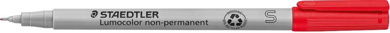 Marqueur OHP non-permanent STAEDTLER Lumocolor 3112 Pointe ronde Rouge 10 Unités