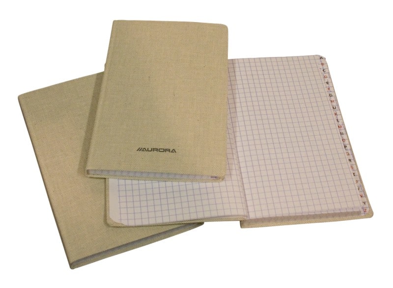 Cahier AURORA Bur-O-class Quadrillé Reliure cousue Crème 96 Pages