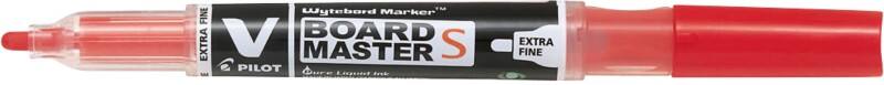 Marqueur pour tableau blanc Pilot V-Board Master S Non permanent Rouge Extra fin Ogive - 1,3 mm 80% Recyclé