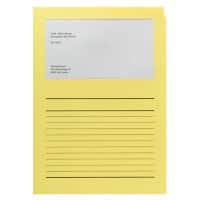 Elco Ordo Classico Farde à bord décalé A4 Jaune intense Papier 120 g/m² 100 Unités