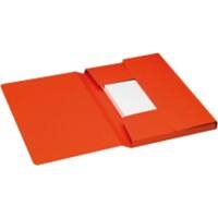 Farde à 3 rabats Djois Secolor 3183615 Folio Rouge Carton fibre vierge 24 x 35 cm