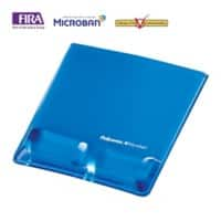 Tapis de souris avec repose-poignets Fellowes Health-V™ Crystal Bleu