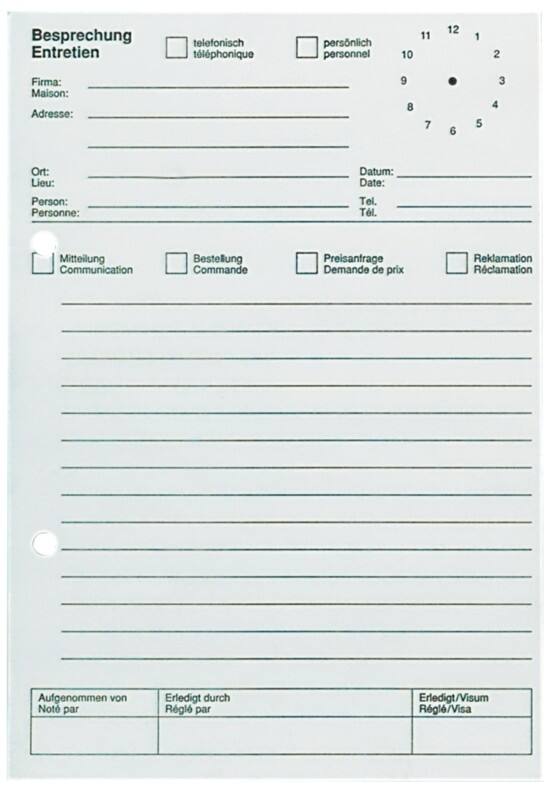 Bloc message téléphonique Ursus Style A5 Ligné Blanc Perforé 608820000 80 feuilles