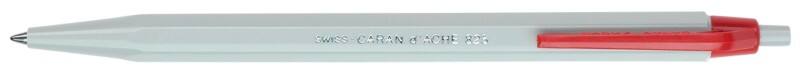 Stylo à bille Caran d'Ache 825 Rétractable Rouge 1 mm Moyen Bille