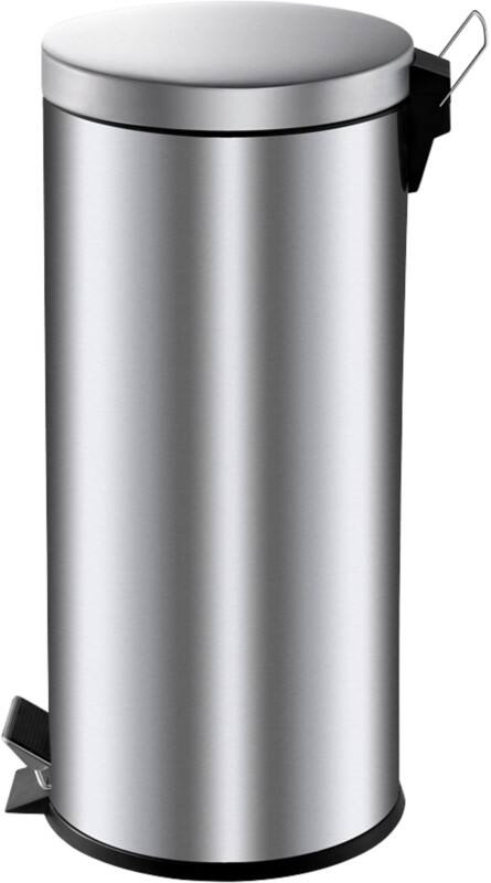 Poubelle à pédale Vepa Bins 30 L Argenté Métal