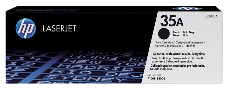 Toner HP 35A D'origine CB435A Noir