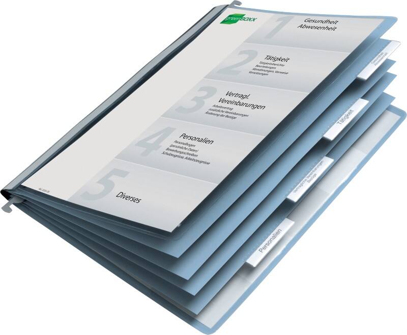 Album de présentation DURABLE 2554 A4 Bleu PVC. 5 Unités